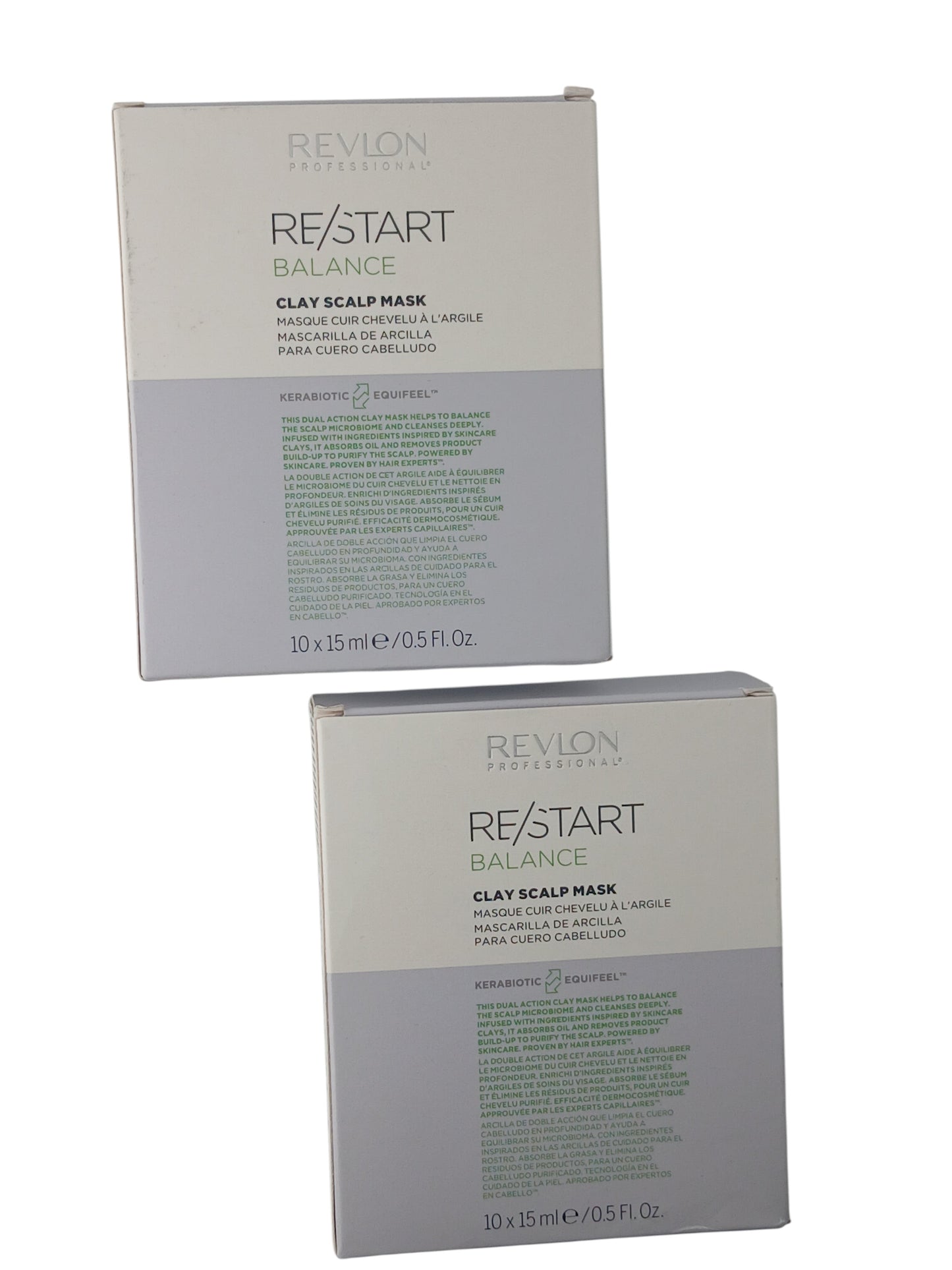 Department Store UK Revlon Professional Restart Balance clay scalp mask twin pack for oily hair care