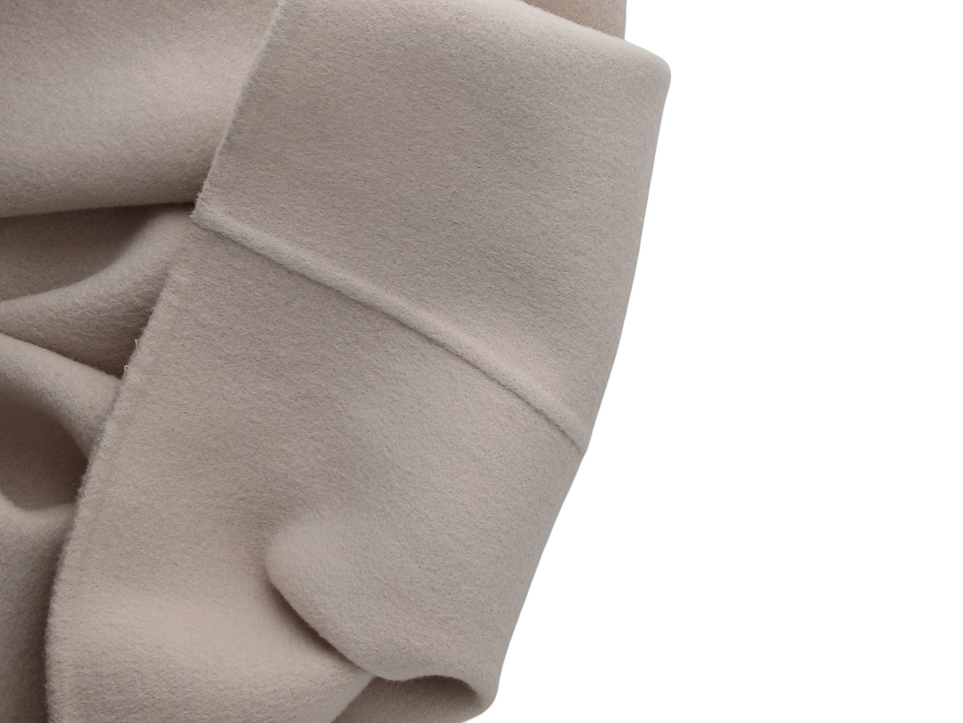 Department Store UK 'S Max Mara beige pure wool dress fabric detail showing soft texture and quality tailoring