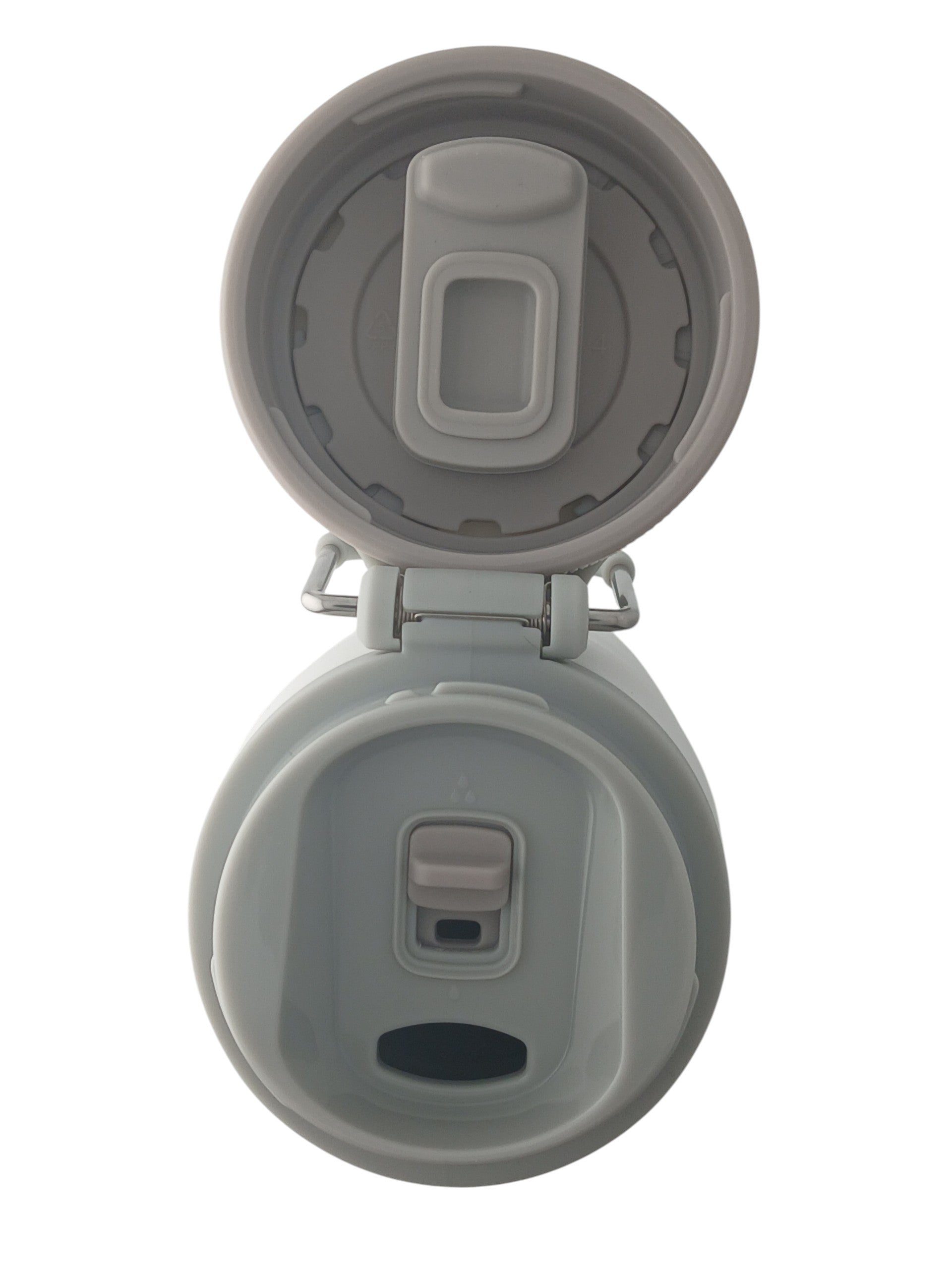 Department Store UK Stanley Aerolight Iceflow bottle with open leakproof twist-flip lid showing internal spout