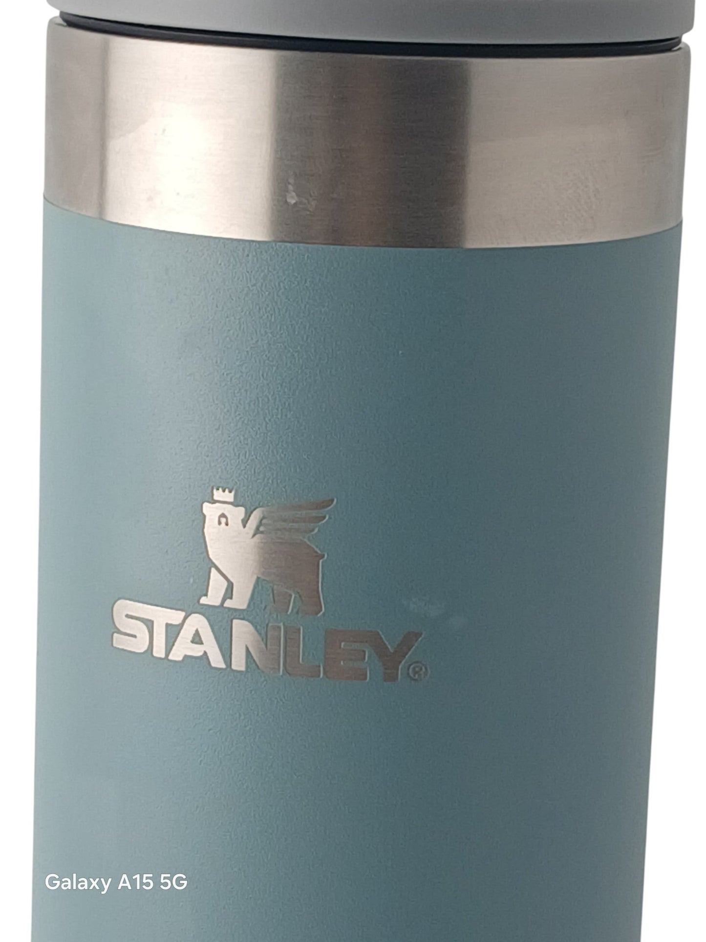 Department Store UK Stanley Aerolight Transit Mug in matte blue stainless steel with iconic winged bear logo