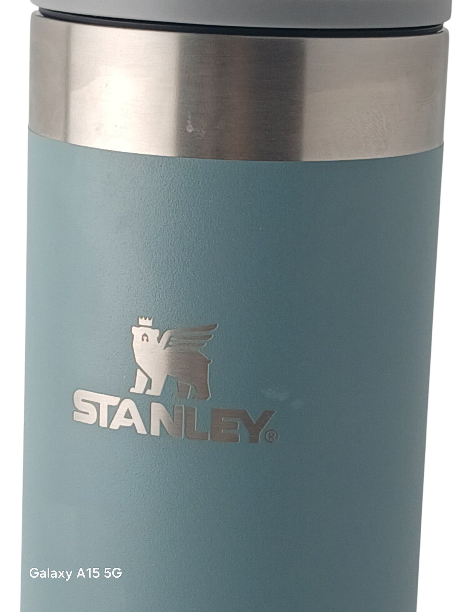 Department Store UK Stanley Aerolight Transit Mug in matte blue stainless steel with iconic winged bear logo