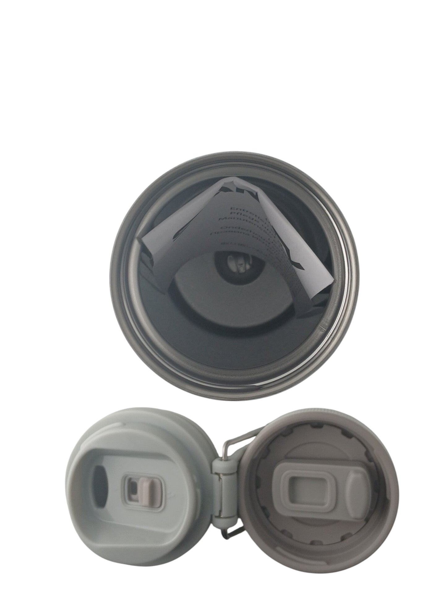 Department Store UK Stanley Aerolight Iceflow bottle interior and disassembled leakproof twist-flip lid