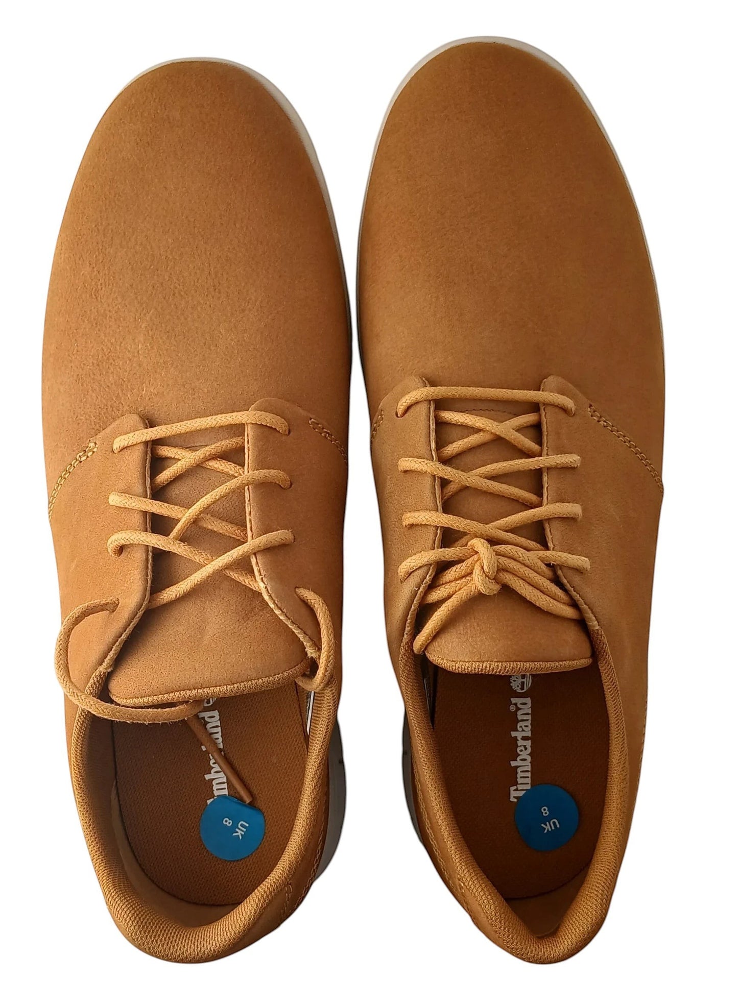 Department Store UK Timberland tan lace-up casual sneakers with smooth upper and low-profile design