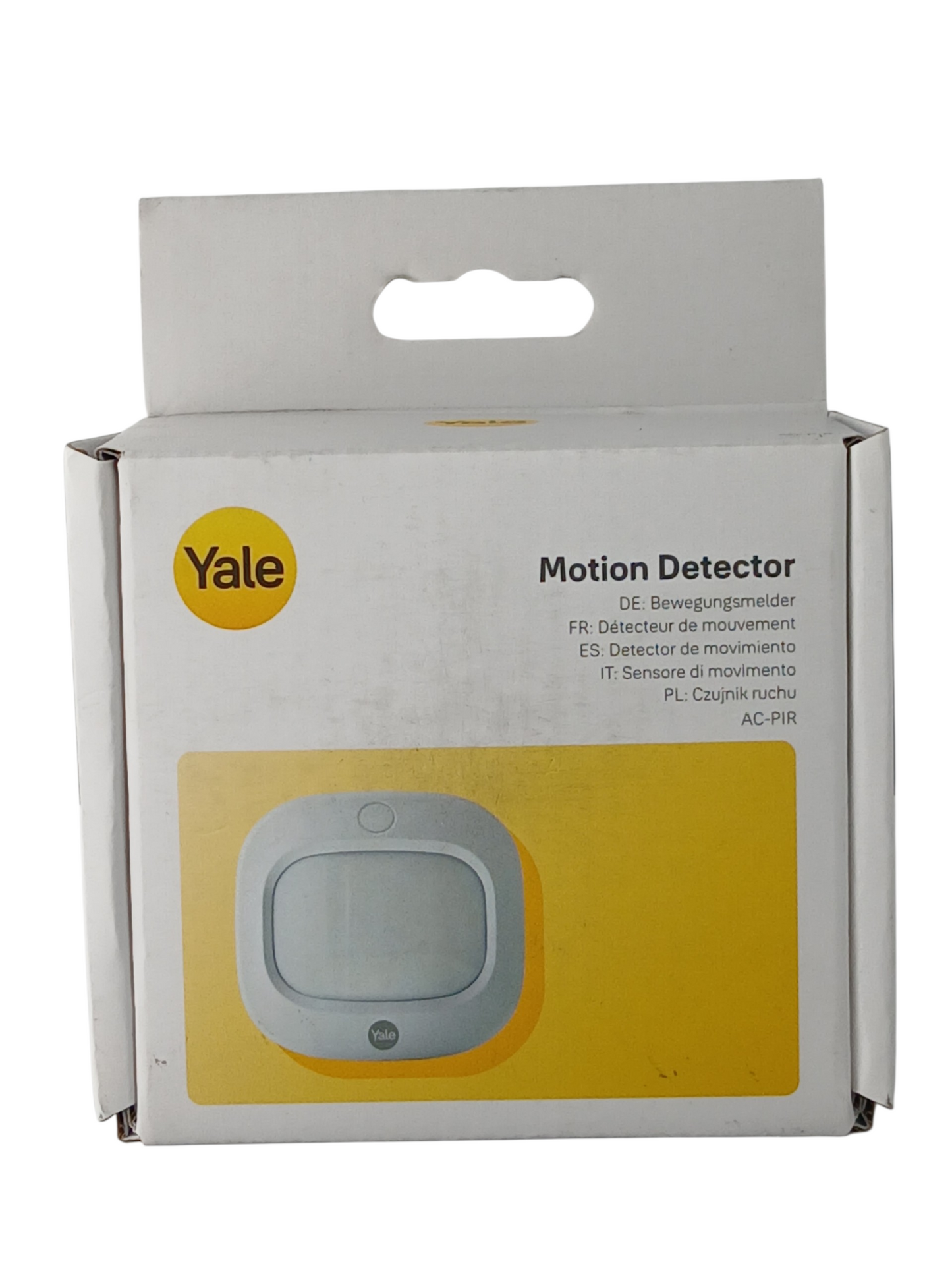 Department Store UK Yale Smart Home Security Motion Detector in white packaging box