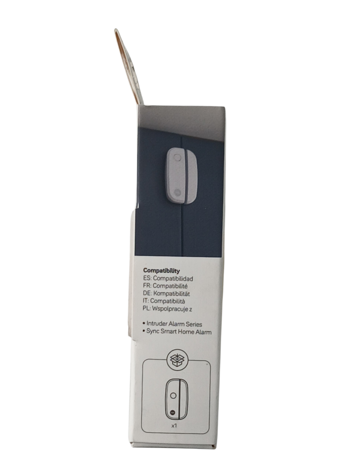 Department Store UK Yale smart door and window contact sensor packaging showing compatibility details