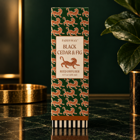 PADDYWAX Black Cedar & Fig Reed Diffuser