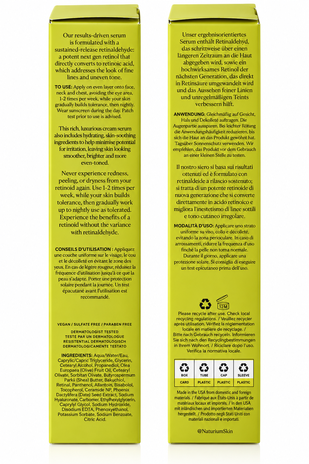 Naturium Retinaldehyde Cream Serum