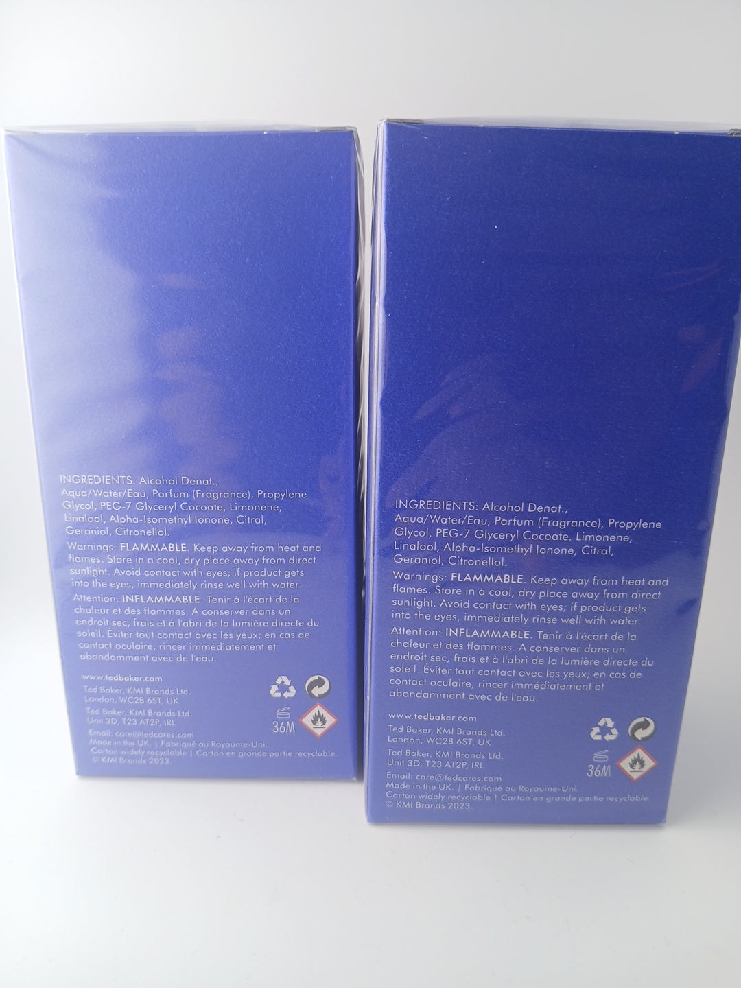 TED BAKER Original Skinwear Men Eau de Toilette, 2 Pack, 200ml Each