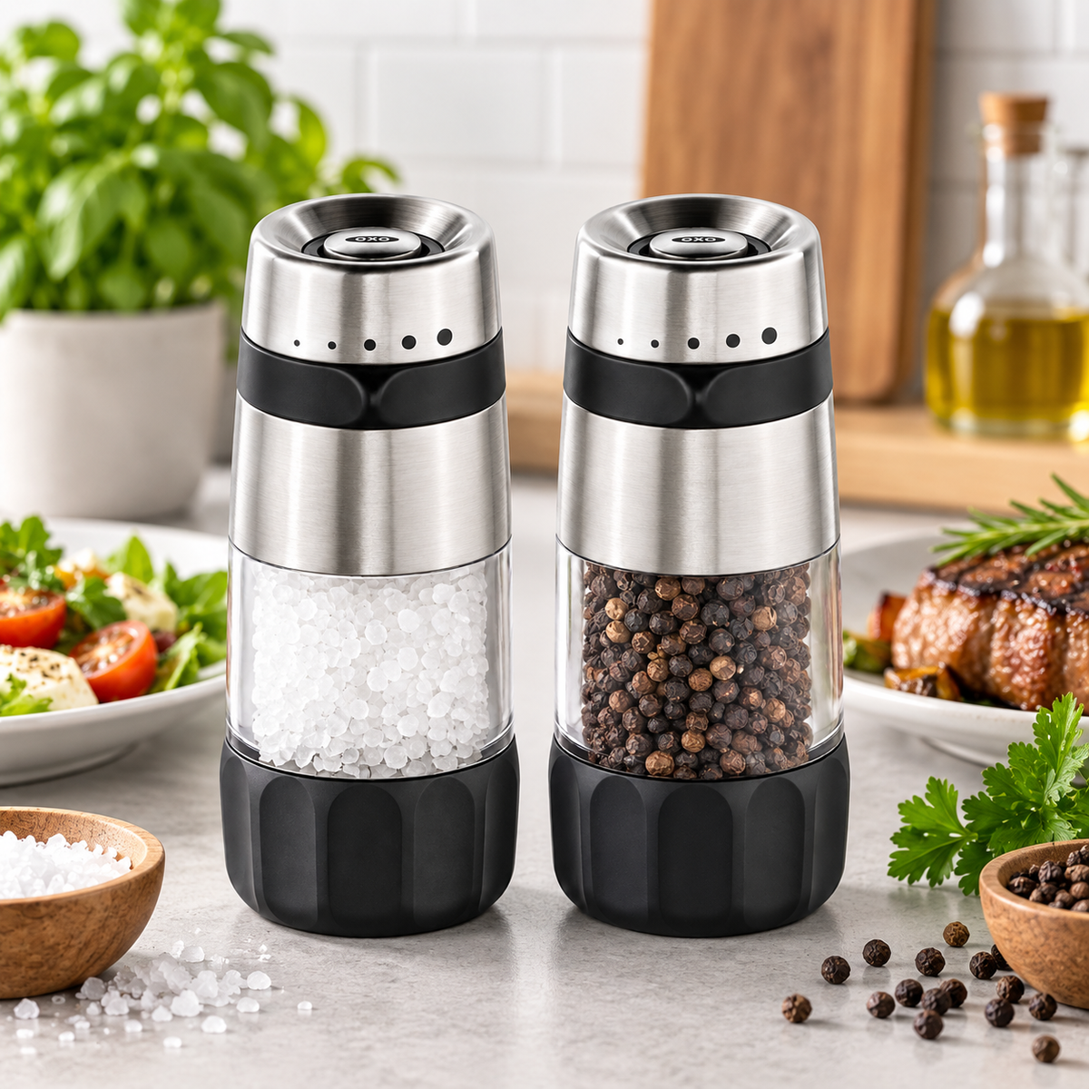 OXO Good Grips Salt and Pepper Grinder Set