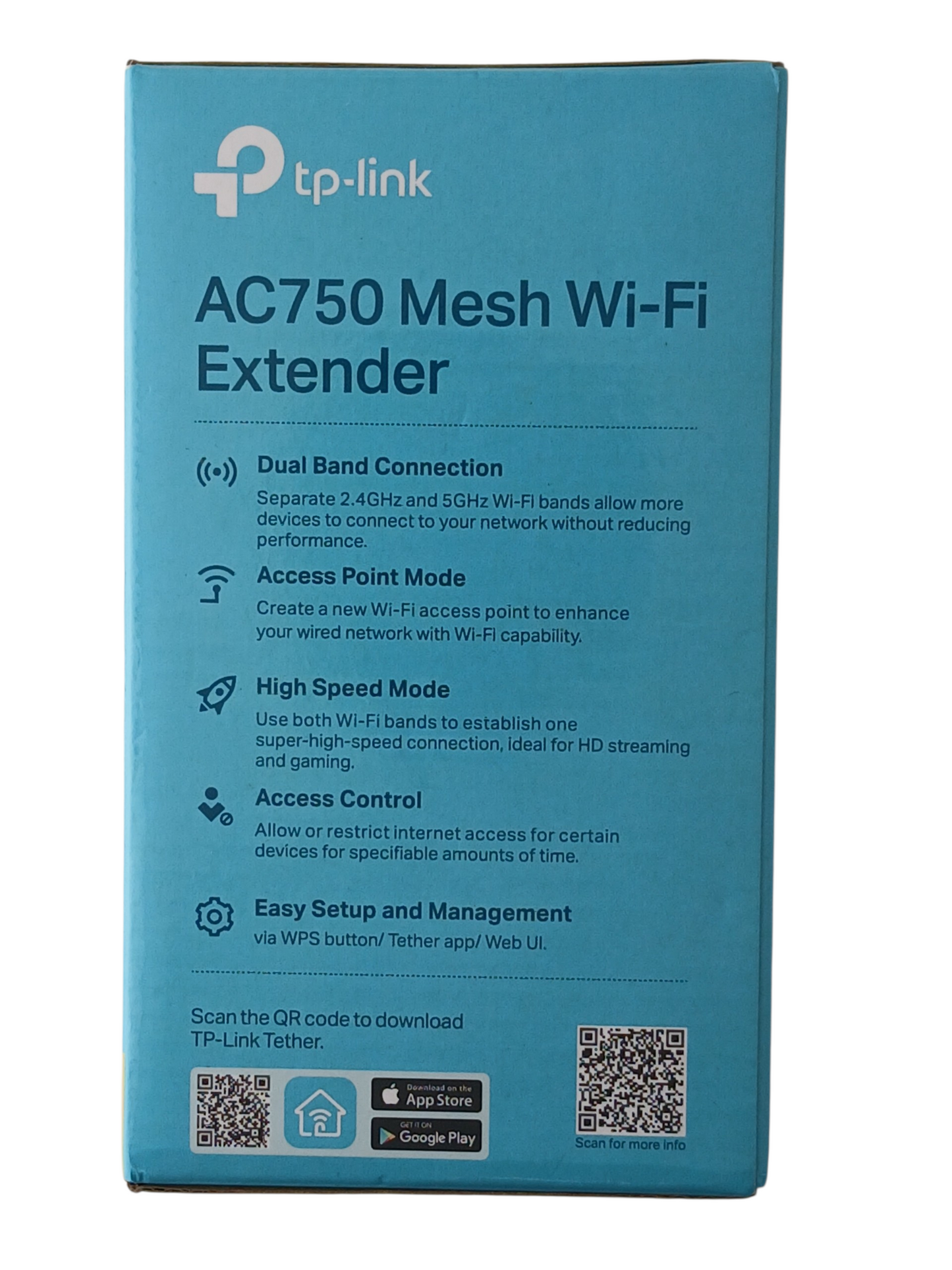 tp-link Dual Band Mesh Wi-Fi Range Extender