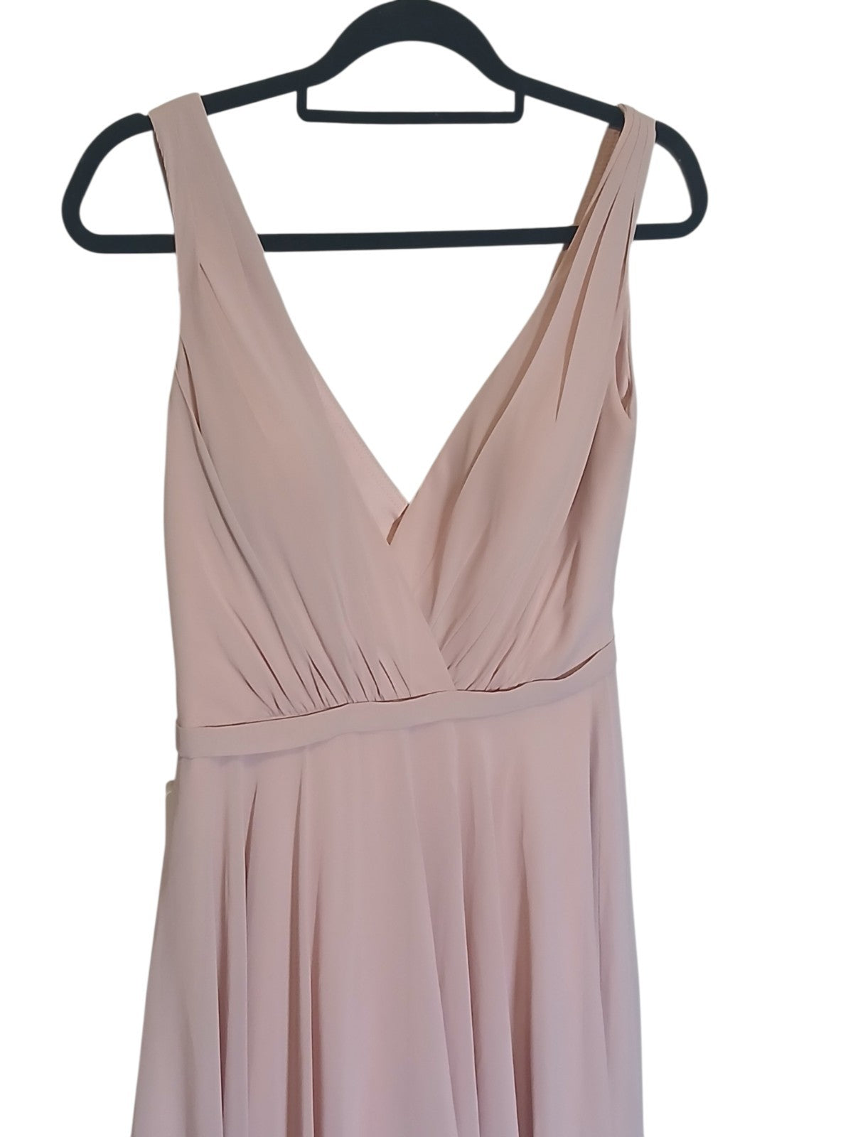 Department Store UK JJ's House dusty rose chiffon maxi dress detail view