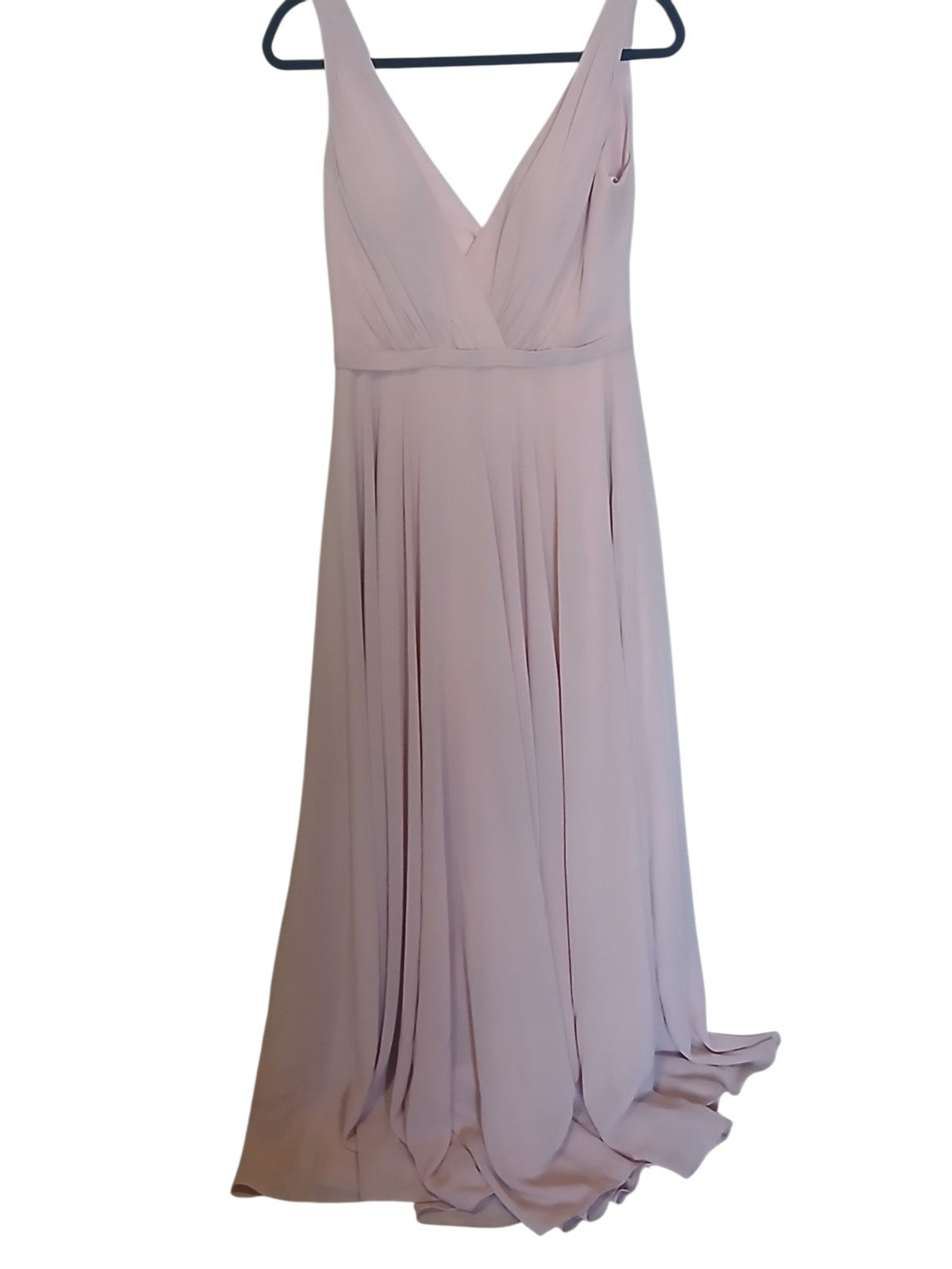 Department Store UK JJ's House dusty rose chiffon maxi dress, front view